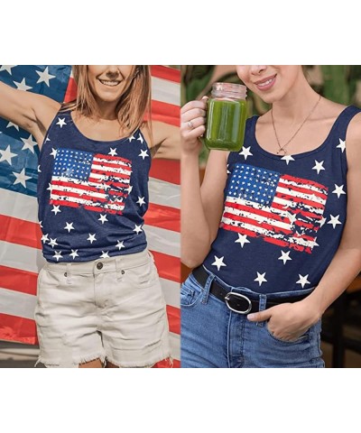 Plus Size Tops for Women American Flag Shirts 4th of July Flag Vneck/Crewneck Short/Sleeveless Patriotic Tunics XL-5XL Sleeve...