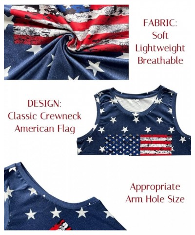 Plus Size Tops for Women American Flag Shirts 4th of July Flag Vneck/Crewneck Short/Sleeveless Patriotic Tunics XL-5XL Sleeve...