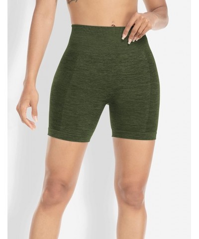 Intensify Athletic Shorts for Women Seamless Scrunch Workout Shorts High Waisted Active Gym Yoga Shorts 1 Army Green $13.43 A...