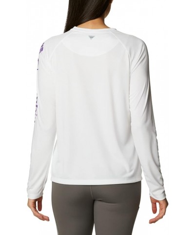 Women's Collegiate Tidal Tee Ls Shirt LSU Tigers Medium Lsu - White/Vivid Purple $32.75 T-Shirts