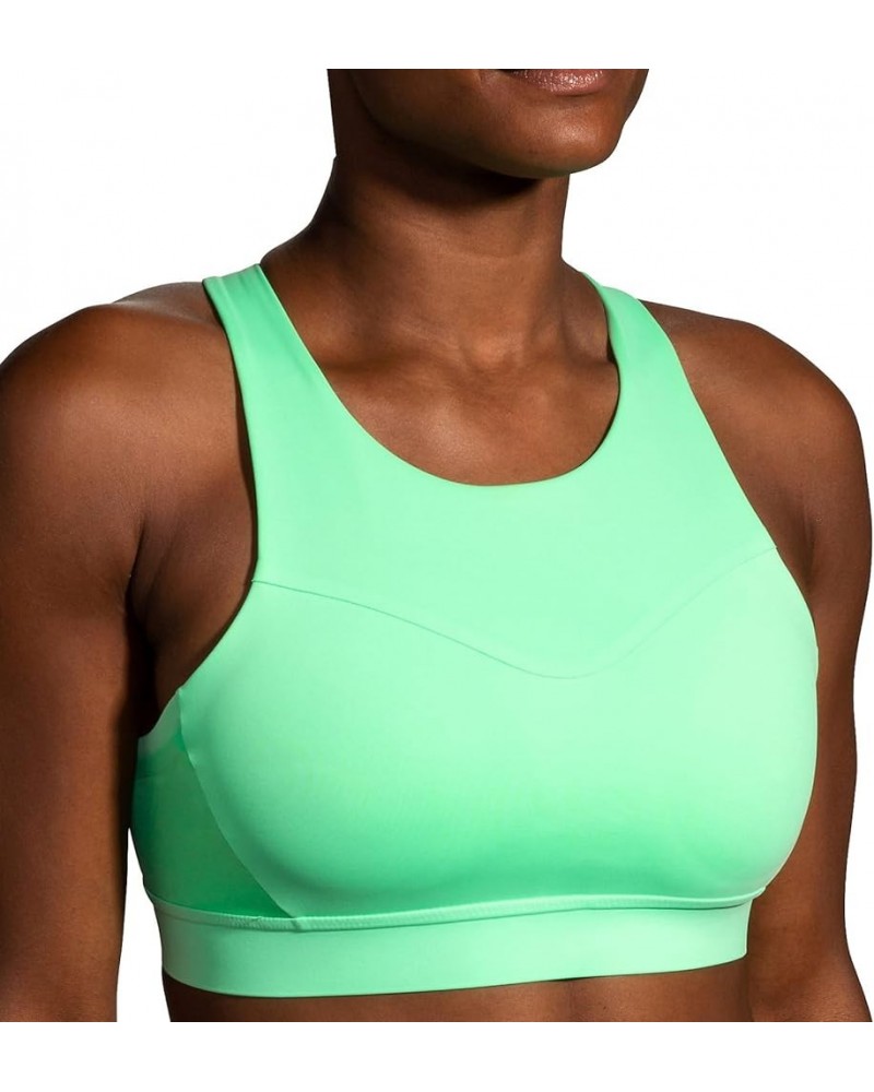 Women's 3 Pocket Sports Bra for Running, Workouts & Sports Neo Green $22.66 Lingerie