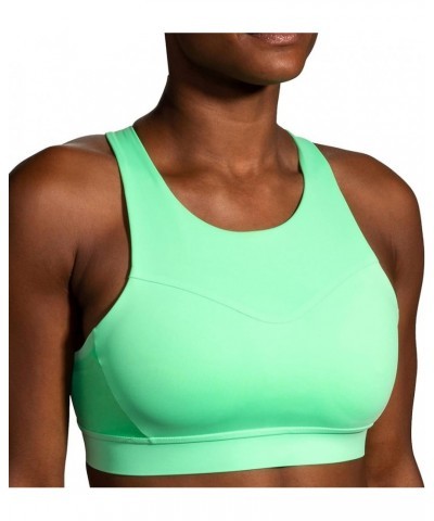 Women's 3 Pocket Sports Bra for Running, Workouts & Sports Neo Green $22.66 Lingerie