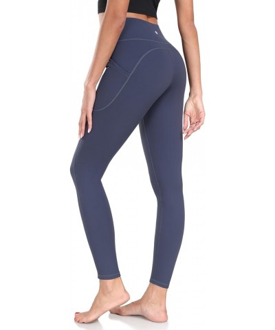 Women's Fleece Lined Leggings with Pockets 25"/ 28" High Waist Tummy Control Workout Yoga Pants 28 inches Blue Nights $17.67 ...