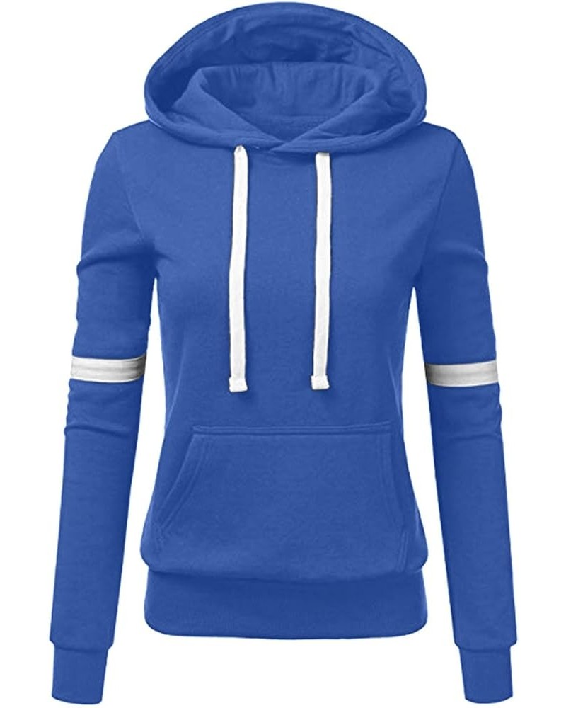 2023 Womens Fall Fashion Zip Up Hoodies Fleece Sweatshirts Casual Long Sleeve Pullover Winter Coats Warm Jacket C1 blue $9.04...