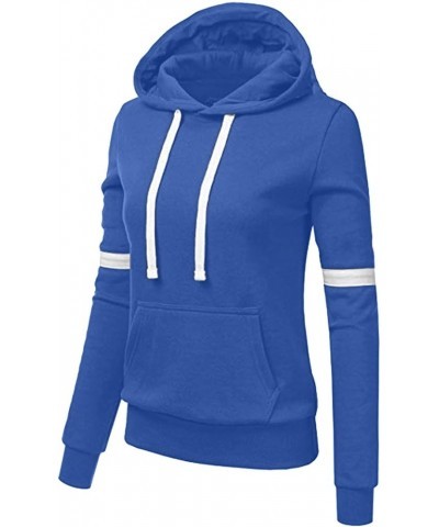 2023 Womens Fall Fashion Zip Up Hoodies Fleece Sweatshirts Casual Long Sleeve Pullover Winter Coats Warm Jacket C1 blue $9.04...