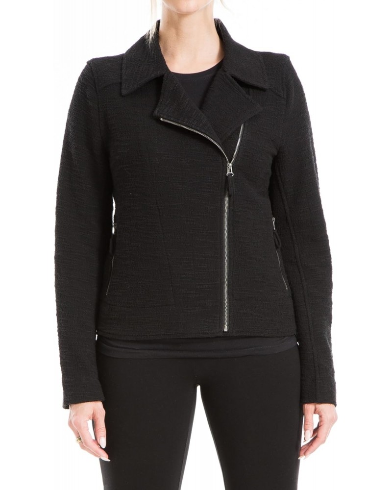 Women's Knit Short Jacket, Black $17.70 Jackets