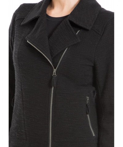 Women's Knit Short Jacket, Black $17.70 Jackets