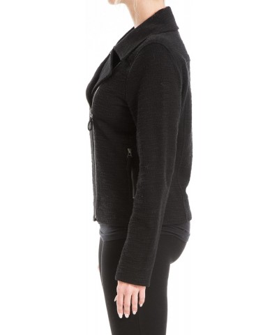 Women's Knit Short Jacket, Black $17.70 Jackets