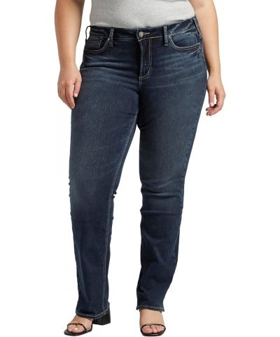 Women's Plus Size Suki Mid Rise Slim Bootcut Jeans Dark Indigo Rinse $29.12 Jeans