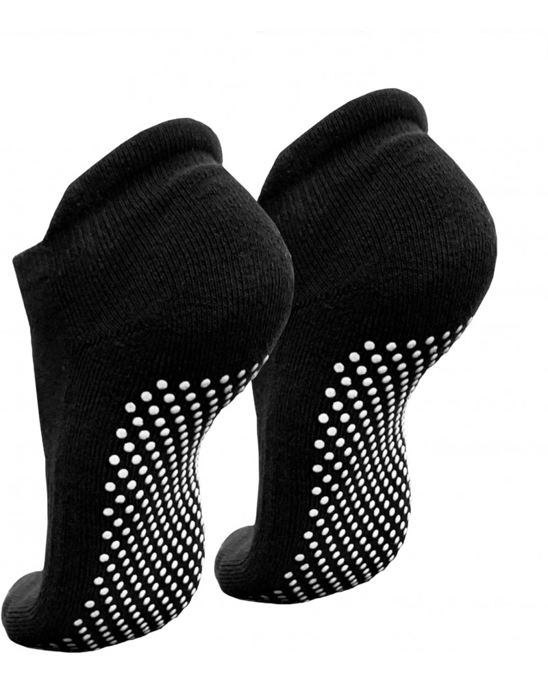 Non-Slip Grip Socks, Black, Unisex, 1 Pair $7.79 Activewear