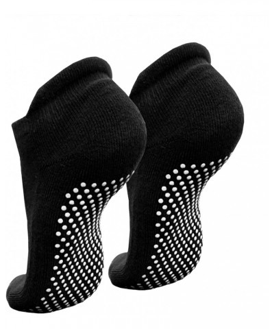 Non-Slip Grip Socks, Black, Unisex, 1 Pair $7.79 Activewear