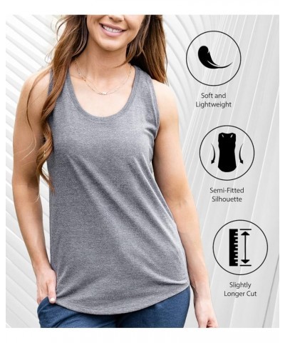 Yellowstone - Train Station Tours - Women's Racerback Tank Top Heather Grey $13.91 Tanks