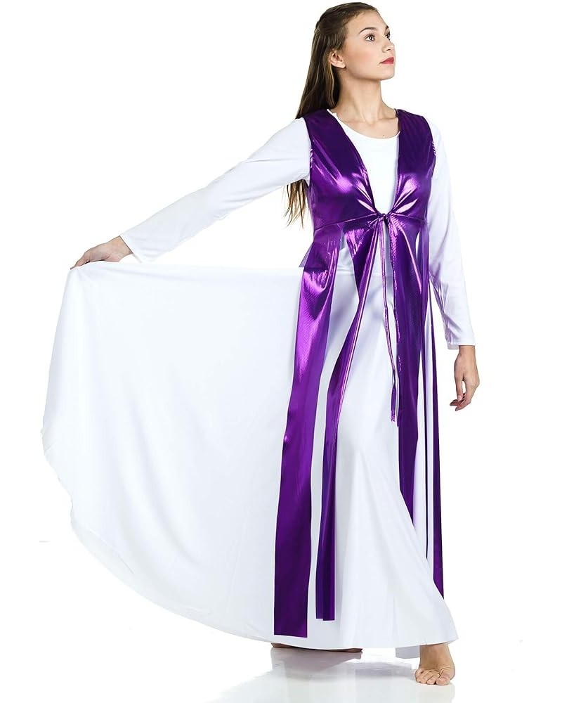 Womens Streamer Tunic (Dress Not Included) Purple $14.72 Tops