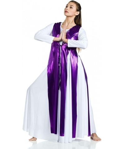 Womens Streamer Tunic (Dress Not Included) Purple $14.72 Tops