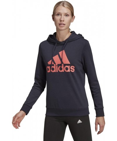 Women's Essentials Relaxed Logo Hoodie Legend Ink/Semi Turbo $20.65 Activewear