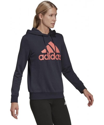 Women's Essentials Relaxed Logo Hoodie Legend Ink/Semi Turbo $20.65 Activewear