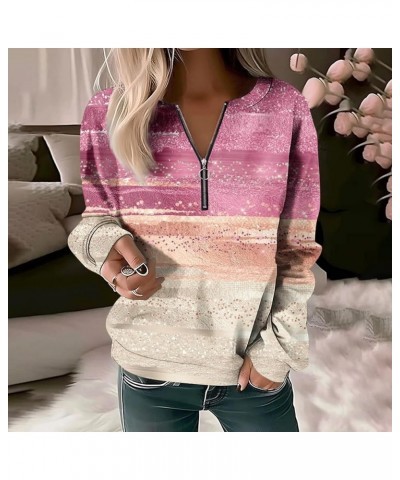 Gradient Hoodie For Women Oversized Tie Dye Sweatshirts Retro Long Sleeve Pullover Tops 2023 Classic Clothes 1-pink $17.97 Sh...