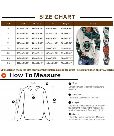 Women's Aztec Hoodie Western Clothes for Women Geometric Ethnic Graphic Western Sweatshirts Sweater Shirts Girls C-sky Blue $...