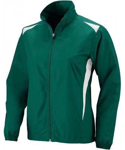 Women's Modern Dark Green/White $10.51 Jackets