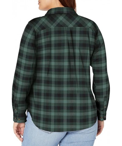 Women's Rugged Flex Hamilton Flannel Shirt Balsam Green $22.04 Tops