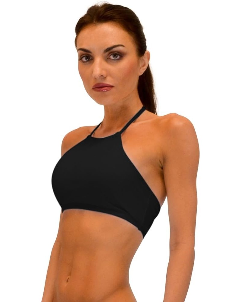 VF-Sport - Bikini Top, High Neckline Halter Black $12.60 Swimsuits