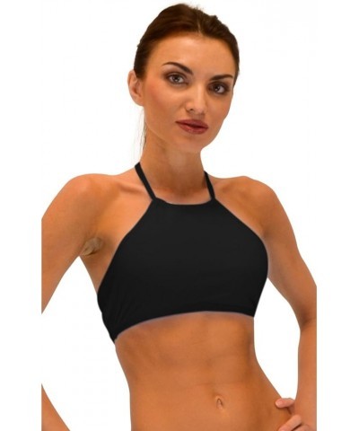 VF-Sport - Bikini Top, High Neckline Halter Black $12.60 Swimsuits