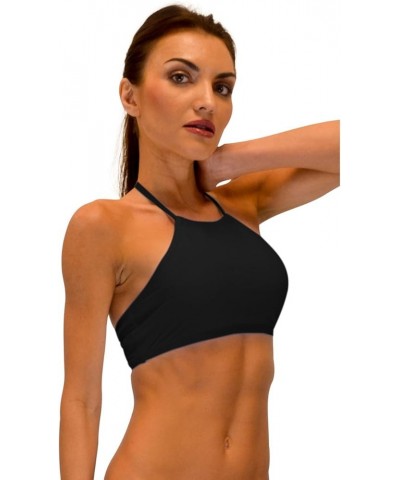 VF-Sport - Bikini Top, High Neckline Halter Black $12.60 Swimsuits