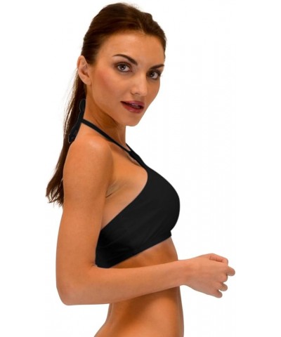 VF-Sport - Bikini Top, High Neckline Halter Black $12.60 Swimsuits