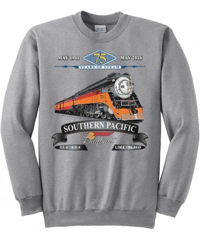 Southern Pacific Daylight 75th Anniversary Railroad Sweatshirt [122] Adult Ash $13.24 Sweatshirts