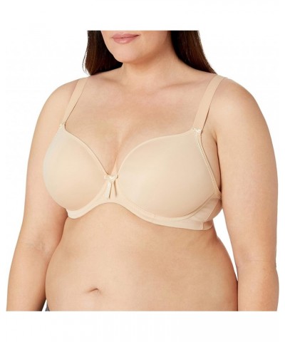 Women's Plus Size Bijou Underwire Banded Molded Bra Sand $21.84 Lingerie