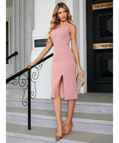 Simplee Women's Fall Wedding Guest Maxi Dress Boho Flowy V Neck Short Sleeve Semi Formal Sparkly Bridesmaid Dress C-pink $30....