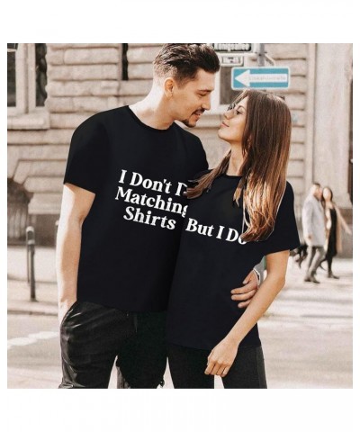 Matching Shirts for Couples Him and Her Casual Short Sleeve Love Printed Tees Tops Soft Comfy Matching Love Couples T Shirts ...