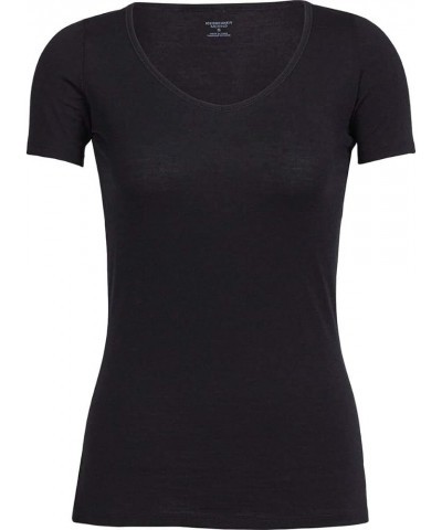 Icebreaker Siren SS Sweetheart Top - Women's Black $27.95 Activewear