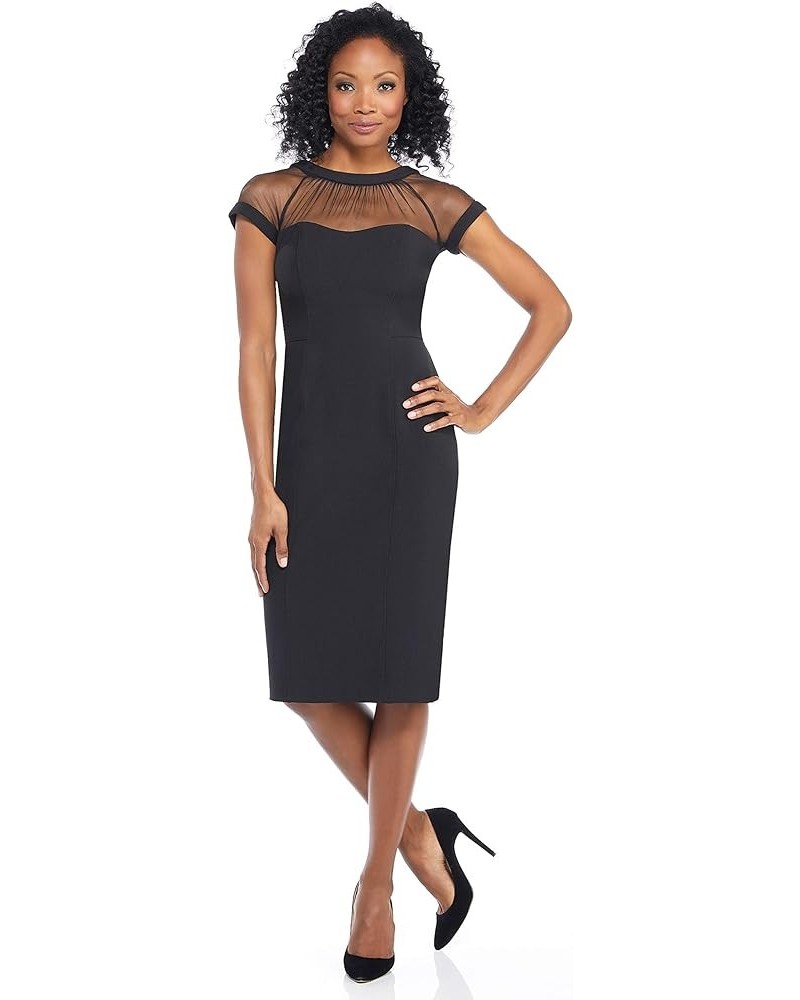 Women's Illusion Dress Occasion Event Party Holiday Cocktail Guest of Wedding. Black $40.18 Dresses