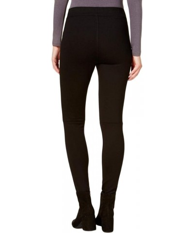 Womens Mixed Media Casual Leggings Deepblack $11.96 Leggings