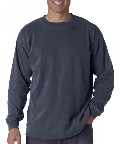 Men's Adult Long Sleeve Tee, Style 6014 Midnight Navy $10.11 T-Shirts