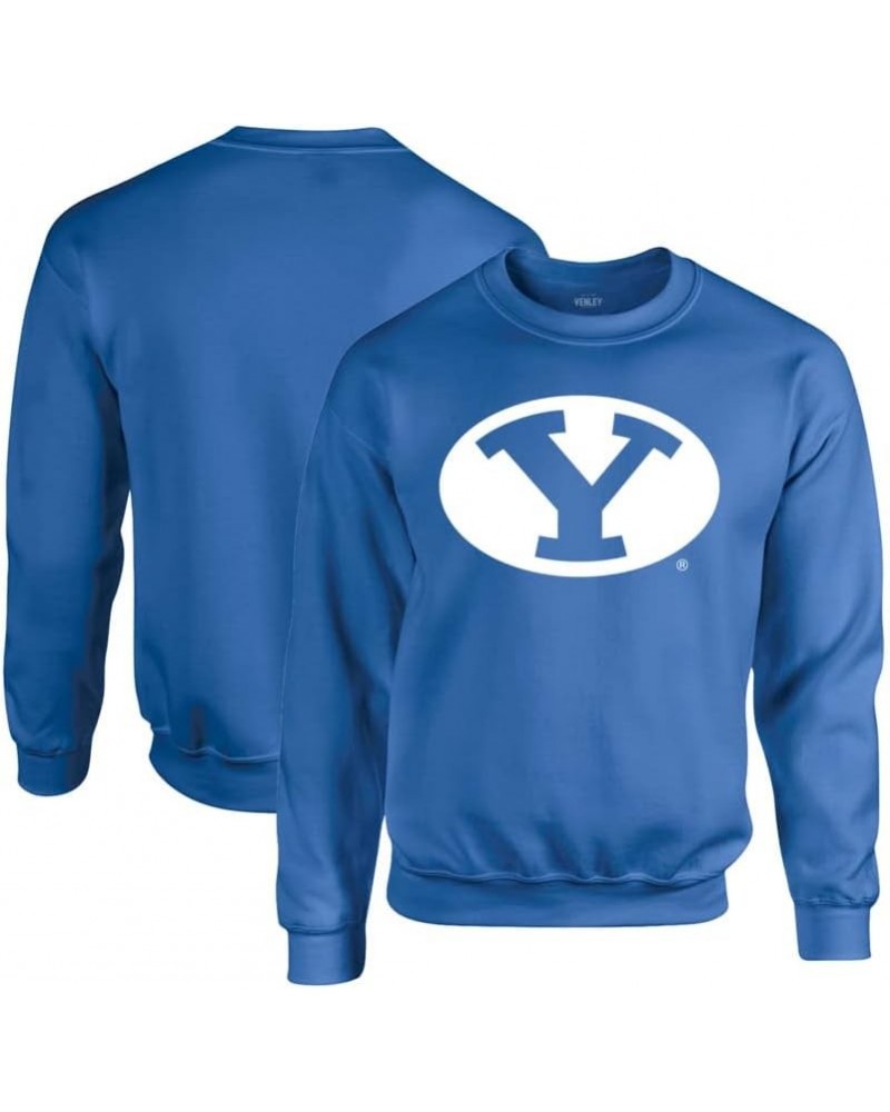 NCAA College Mens/Womens Boyfriend sweatshirt Byu Cougars Royal $14.84 T-Shirts