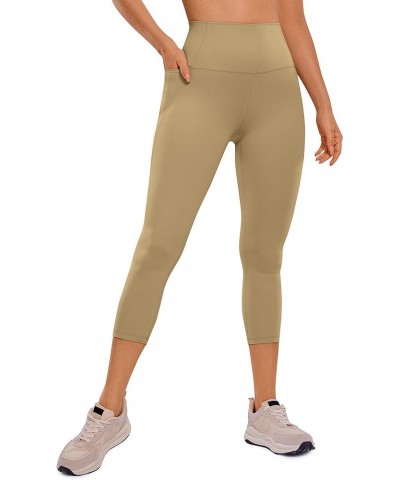 Womens Butterluxe Workout Capri Leggings with Pockets 21 Inches - High Waisted Gym Athletic Crop Yoga Leggings 21 inches Soul...