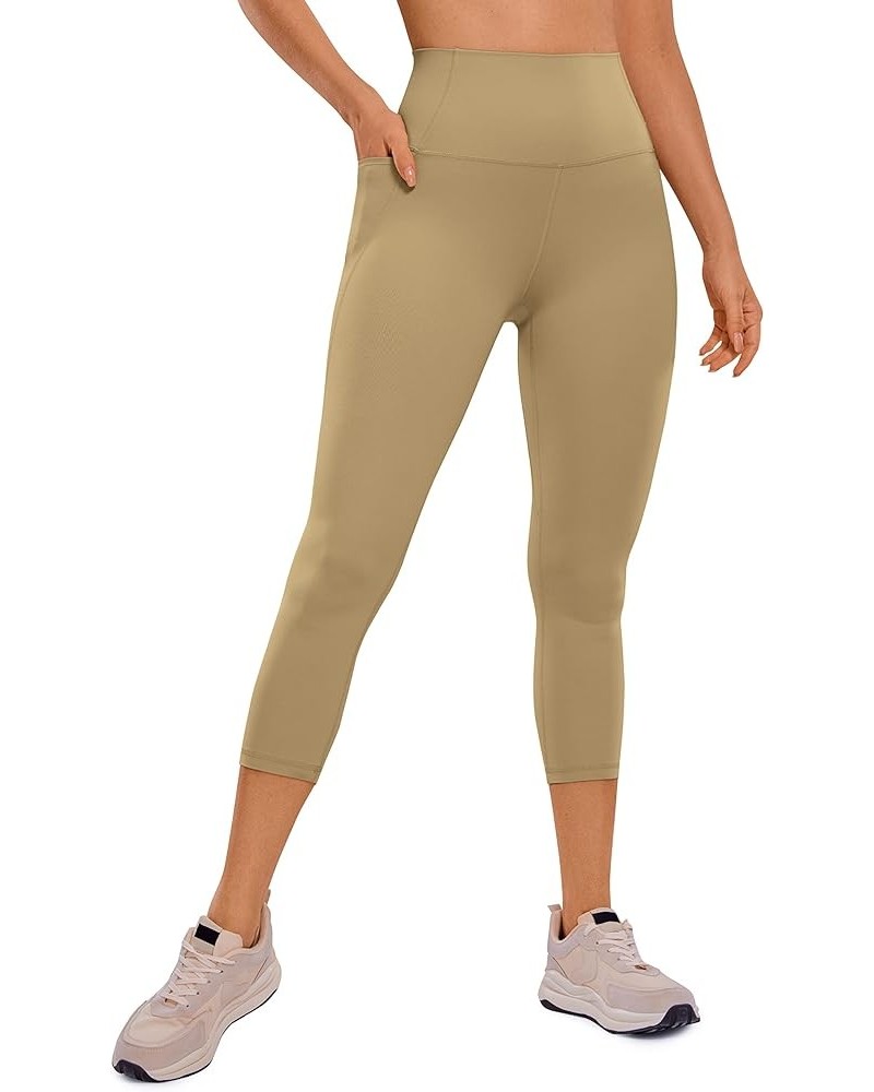 Womens Butterluxe Workout Capri Leggings with Pockets 21 Inches - High Waisted Gym Athletic Crop Yoga Leggings 21 inches Soul...