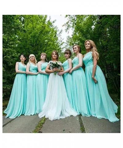 Women's Long Bridesmaid Dresses 2022 Chiffon V Neck Evening Party Gown Sleeveless Formal Dress with Pockets GY03 Pm $29.44 Dr...