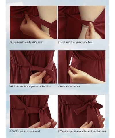 Womens Short/Long Sleeve Dress Wrap V Neck Ruffle Hem Mini Summer Fall Dresses Polka Dot:black $13.62 Dresses
