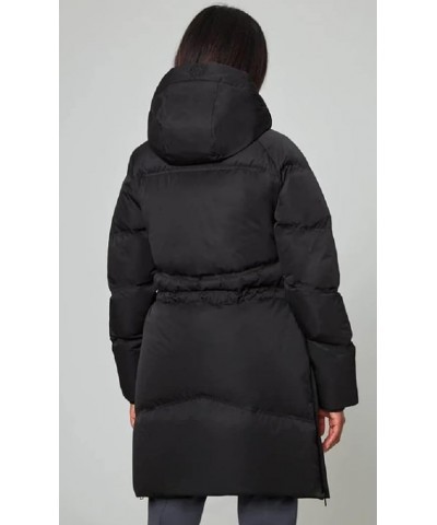 Women's Outdoor Project Mid-Length Puffer Jacket Black $31.89 Jackets