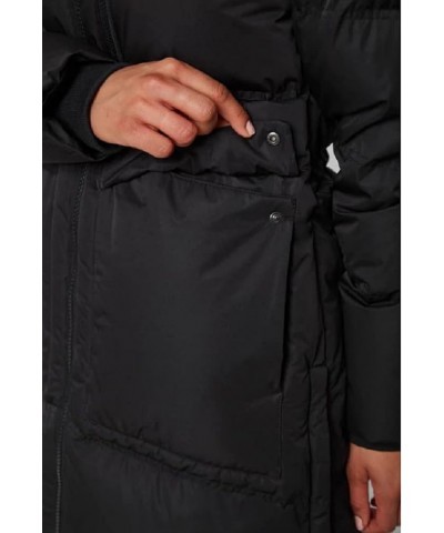 Women's Outdoor Project Mid-Length Puffer Jacket Black $31.89 Jackets