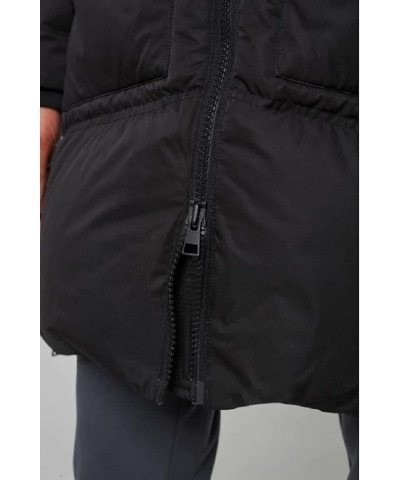 Women's Outdoor Project Mid-Length Puffer Jacket Black $31.89 Jackets