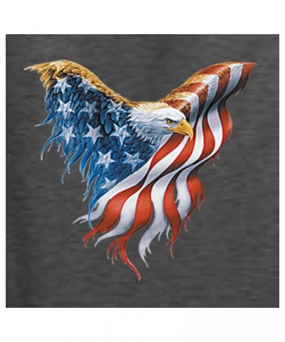 American Flag Eagle USA Pride Americana | American Pride Unisex Crewneck Graphic Sweatshirt Heather Black $8.84 Sweatshirts