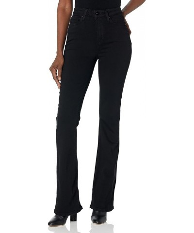 Women's Iconic Flaunt High Rise Flare in Black Shadow Black Shadow $48.51 Jeans