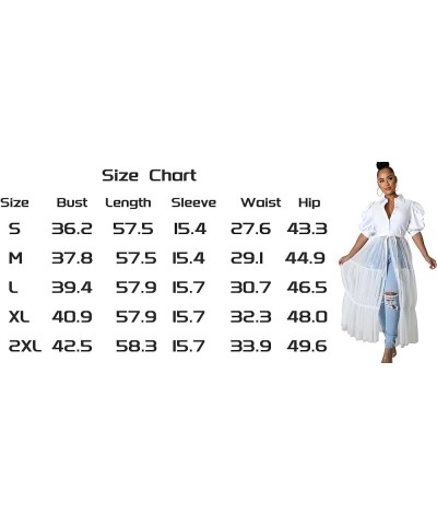 Shirt Dresses for Women Sexy Short Sleeve High Low Ruffle Tunic Blouse Dress Birthday Outfits Elegant Red $14.99 Blouses