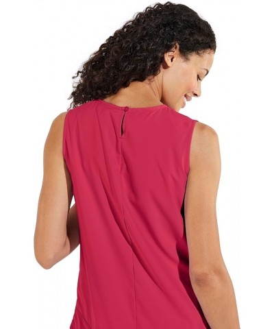 UPF 50+ Women's St. Tropez Swing Tank Top - Sun Protective Lush Magenta $17.50 Tanks