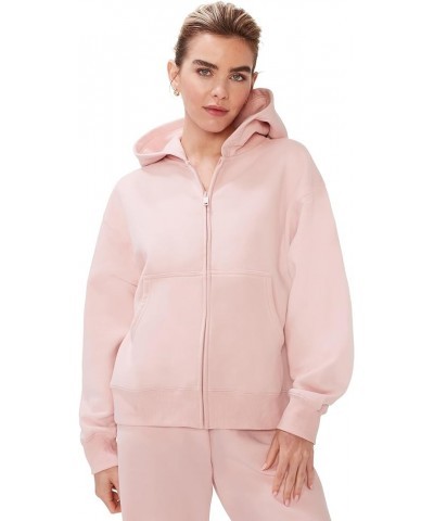 Zip Hoodie for Women – Oversized, Boyfriend Fit – Cozy Loungewear Premium Midweight Fleece Pink Rose $13.98 Hoodies & Sweatsh...