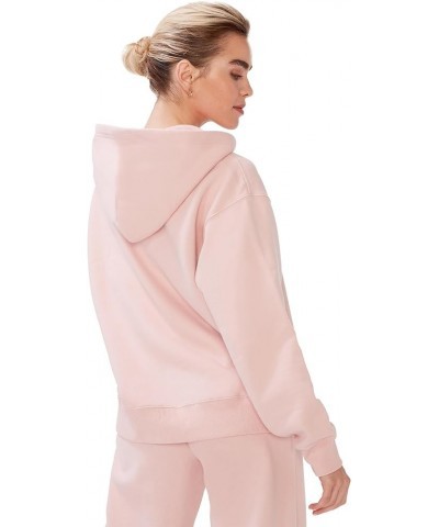 Zip Hoodie for Women – Oversized, Boyfriend Fit – Cozy Loungewear Premium Midweight Fleece Pink Rose $13.98 Hoodies & Sweatsh...